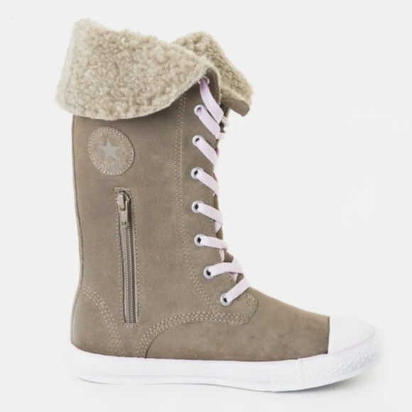 Converse Chuck Taylor Suede Sharon Boots Junior Size 4.5 - Picture 1 of 8